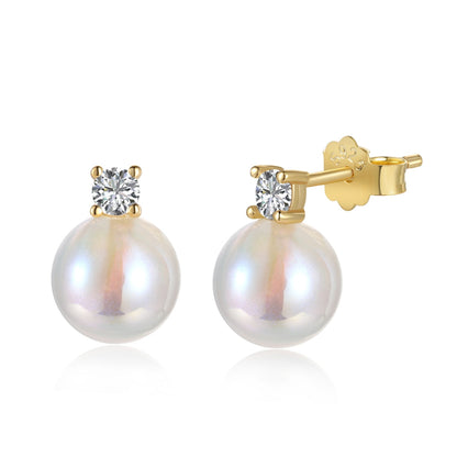 [Vivid Aurora]Symphony Mermaid Pearl Earrings